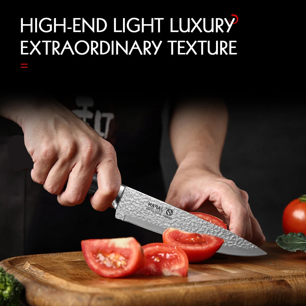 Maison Verdane stainless steel cleaver knife with a 7.4-inch blade, showcasing its sharp, durable design for heavy chopping tasks.