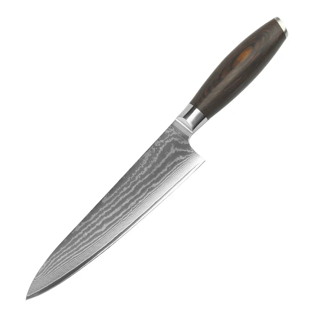 67-Layer Damascus Japanese Chef Knife — Gift Box Collection