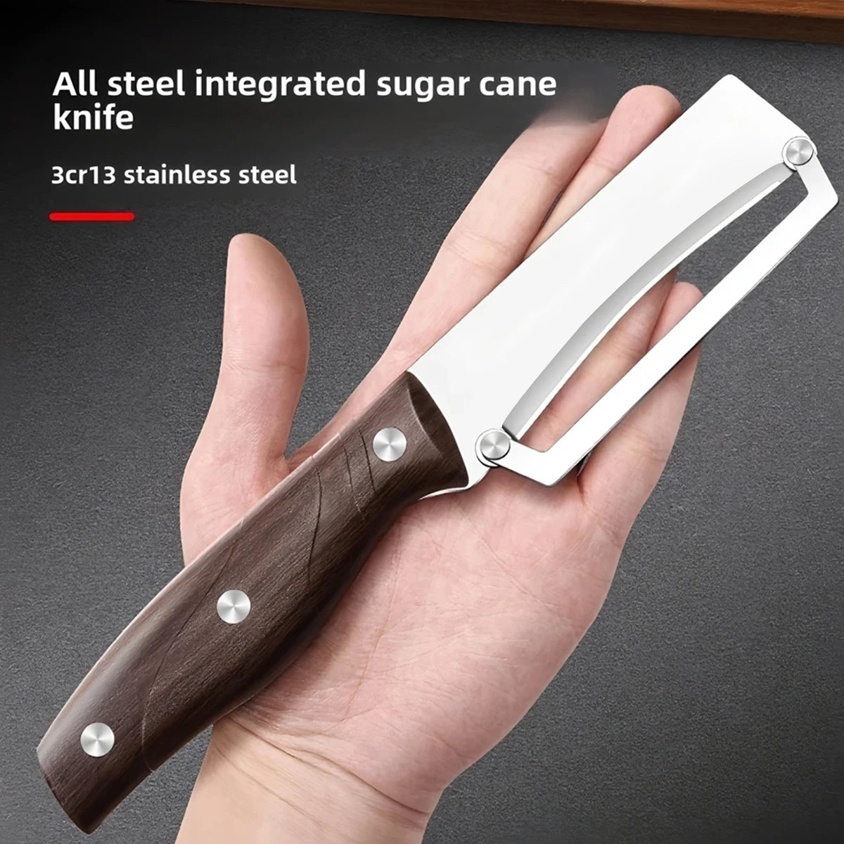 Stainless Steel Peeler with Bottle Opener — Wooden or Steel Handle