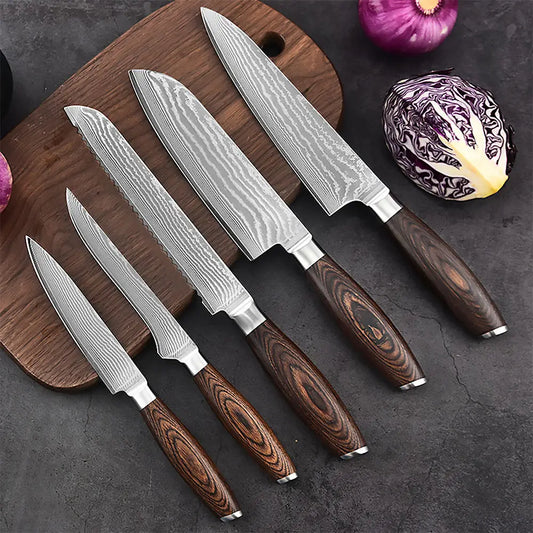 67-Layer Damascus Japanese Chef Knife — Gift Box Collection